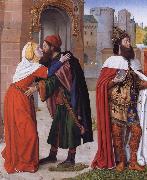 Master of Moulins, The Meeting of Saints Joachim and Anne at the Golden Gate